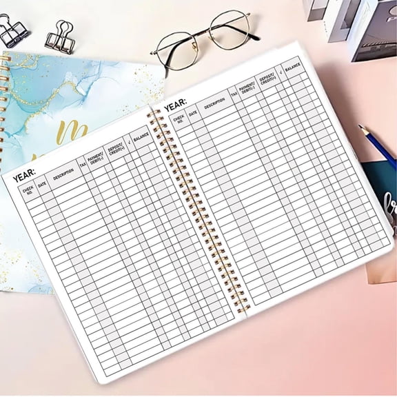 Clearance Receipt Book Checkbook Register Ledger Book, Receipts and Disbursements English Bank Cheque Book, Financial Account Tracker for Small Business, Home Office Cash Expense Tracker