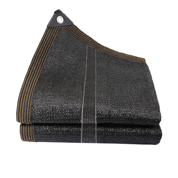 Hvmvliv Rectangle Sun Shade Black Reinforced Sun-Block Shade Cloth Aging Proof Mesh Shade For Shading Water Proof Kennel Shade Stripe Reinforcement Sunshade for Patio Backyard Garden Black-78x78in