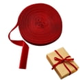 thumbnail image 1 of Clearance Red Velvet Ribbon Roll, Single-Sided Soft Craft Ribbon for Gift Wrapping Bow Making Christmas DIY Decor, 1 of 5