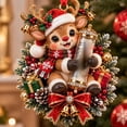 thumbnail image 1 of Clearance! Reindeer Christmas Cash Gift Holder Ornament, Christmas Money Holders for Cash, Christmas Tree Decorations for Stocking Stuffers Holiday Gift, 1 of 7