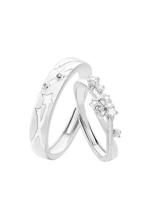 Clearance! Rings Starry Night Couple Night Glow Rings Elegant Exquisite Rings. х] αε йд щζ Y9K6