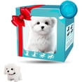 thumbnail image 1 of Robot Dog Plush Toy Puppy Electronic Interactive Dog - Walking, Barking,Tail Wagging,Realistic Robot Puppy,Stretching Companion Animal for Kids Toddlers,White (Ages 3-6), 1 of 10