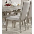 thumbnail image 1 of Clearance! Rocky Side Chair (Set-2) in Fabric & Gray Oak 72862, 1 of 3