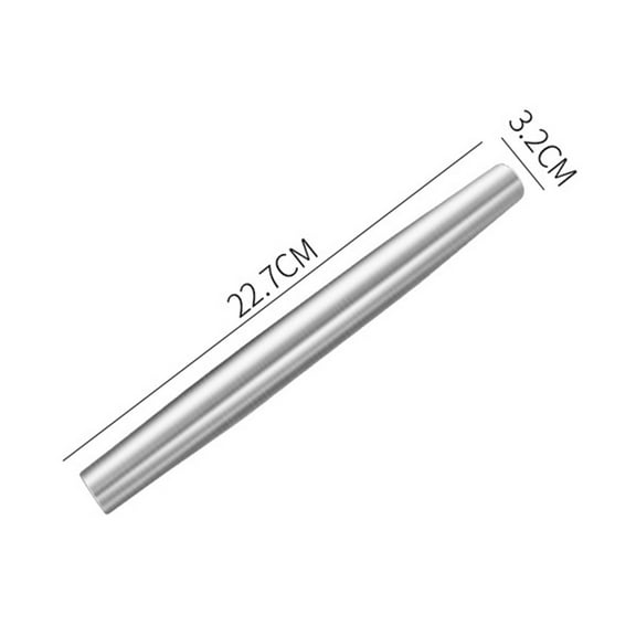Clearance Rolling Pin under $5,Rolling Pin French Stainless Steel Rolling Pin Dough Roller Kitchen Tool