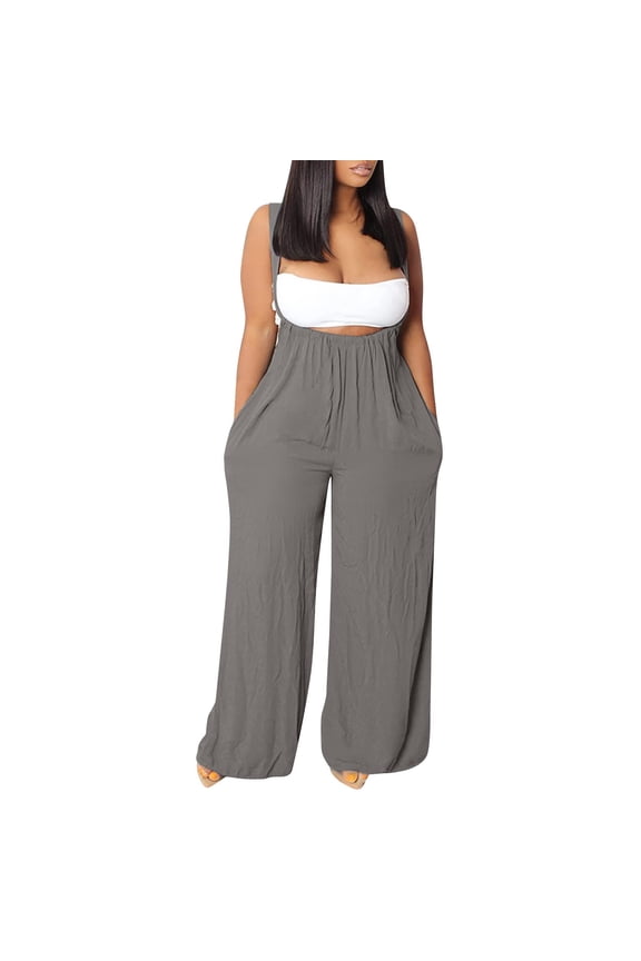 2025 A Rompers,Clothing 2025 Plus Size Jumpsuit Plus Size Jumpsuits For Women Dressy Wide Leg Jumpsuits Halter Rompers Summer Linen Formal Jumpsuit