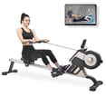 thumbnail image 1 of Clearance! Rowing Machine for Home, Indoor Rower Machine with Magnetic Tension System, LED Monitor and 8-level Resistance Adjustment, Silent Fitness Equipment with Transport Wheels for Home Gym, L4434, 1 of 8