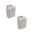 thumbnail image 1 of Clearance Rubbish Bags under $20 Hanging Kitchen Trash Can With Lid Double Open Lid Design Kitchen Trash Can Kitchen Cabinet Door Hanging Wall Storage Bucket Kitchen Compost Door Hanging Mounted, 1 of 4