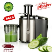 Clearance SALE! 800W Juicer Extractor Easy Clean, 3-Speed Control, Dual Speed Centrifugal Juicer with Non-drip Function, Stainless Steel Juicers