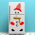 thumbnail image 1 of SDJMa Christmas Snowman Refrigerator Sticker Set Cute Snowman Fridge Stickers Decoration for Fridge Wall Door Party Supplies Home Decoration, 1 of 6