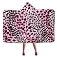 thumbnail image 1 of SDJMa Hood Wearable Blanket for Adult Women and Men, Super Soft Comfy Warm Plush Throw with Sleeves Tv Leopard Blanket Wrap Robe Hoodie Cover for Sofa, Couch, 1 of 8