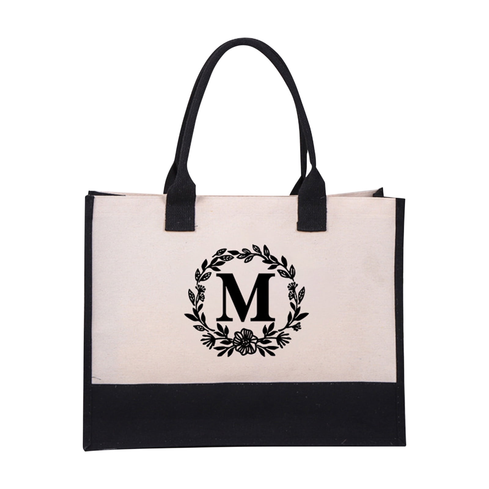 Personalised Chain Monogram Canvas Tote Bag Shoulder Bag Ladies custom bags  for women chain Bridesmaids Gifts For Her