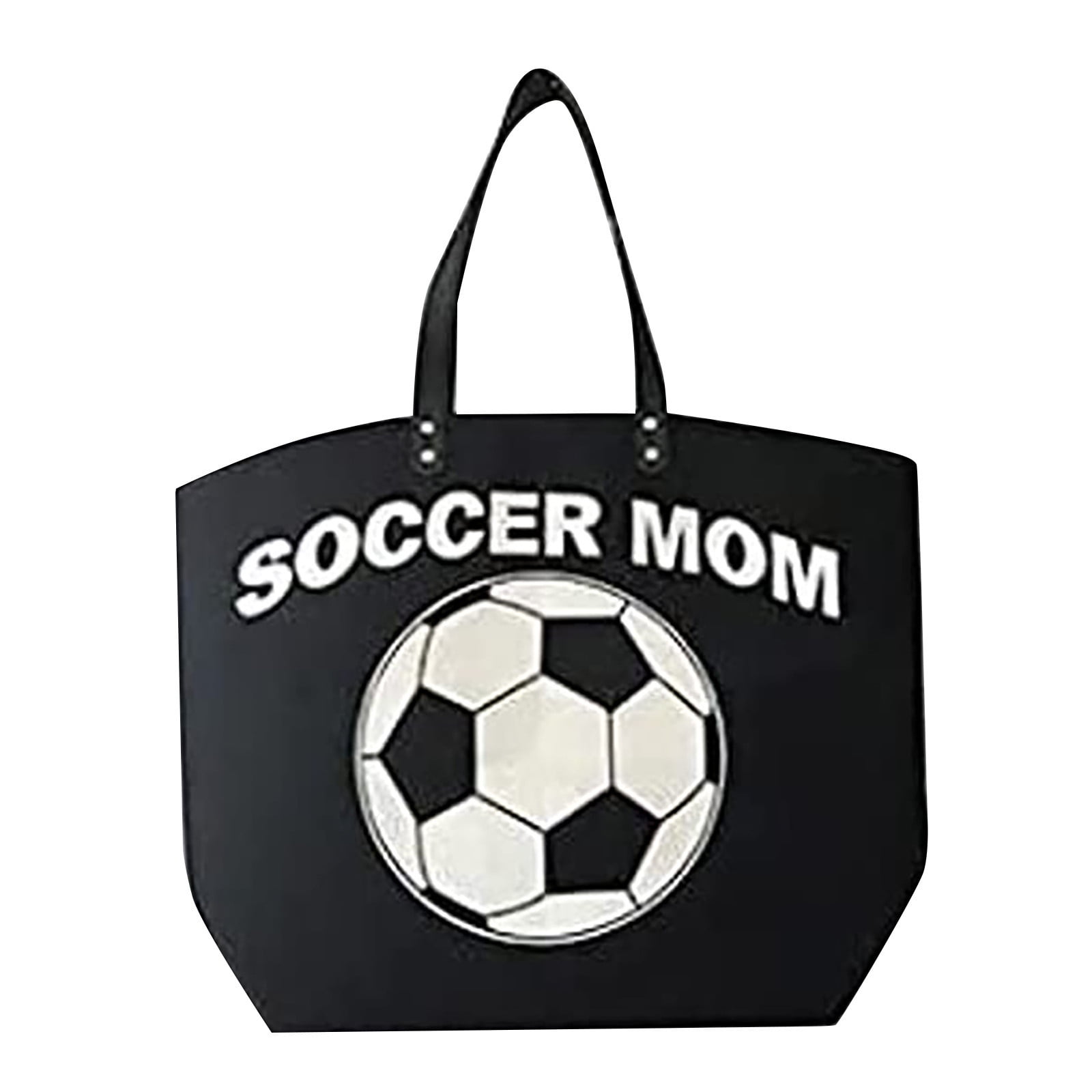 Clearance!SDJMa Large Canvas Tote Bag for Women Soccer Printed Carrying