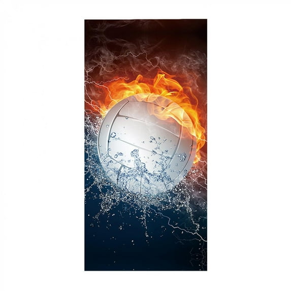 SDJMa Soccer Beach Towel, Sport Ball Microfiber Sand Bath Towel for Boys Men Women Girls, Oversized Quick Dry Absorbent Towel for Pool Swimming Bathroom 30”x60”