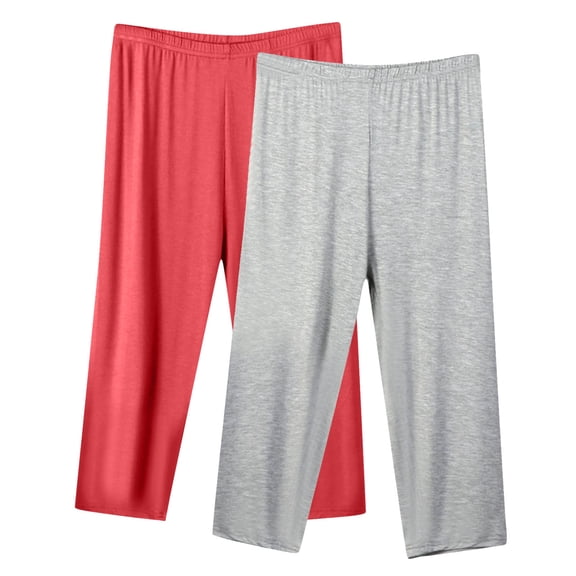 SEMPAI Cropped Carpenter Plus Size Pants Mid Polyester,Spandex Womens Pants 2024 Pants Relaxed Active Oversized Womens Pants for Womens Plus Size Pants
