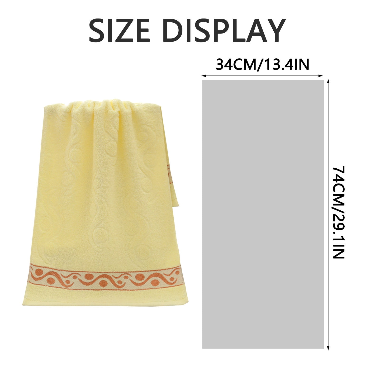 Clearance! SHISHIan Towels For Bathroom Towel Absorbent Clean And Easy To Clean Cotton Absorbent