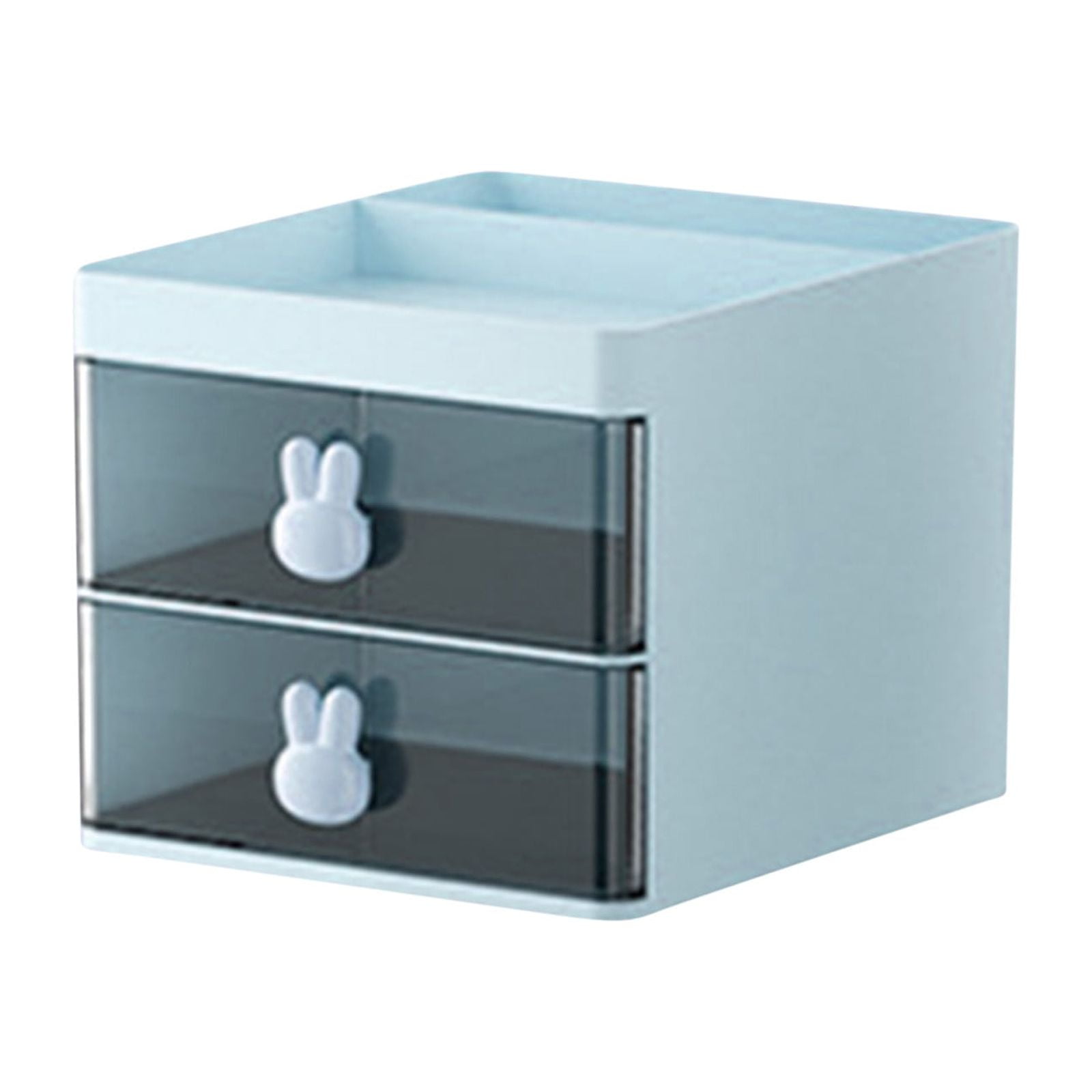 Clearance SLMOTUAE Desktop Storage Box Transparent Small Drawer Desk Clearance SLMOTUAE Desktop Storage Box Transparent Small Drawer Desk