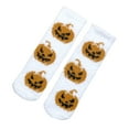 thumbnail image 1 of SNOWSONG Crew Socks for Women, Halloween Socks for Women Halloween Women's Fun Patterned Plush Soft Socks Nighttime Glow Crew Socks, Womens Socks, Fuzzy Socks White One Size, 1 of 6