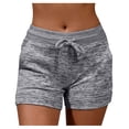 thumbnail image 1 of SNOWSONG Shorts for Women, Shorts with Pockets Beach Sports Loose Pants Womens Pants Summer Women's Shorts Gray 2XL, 1 of 8