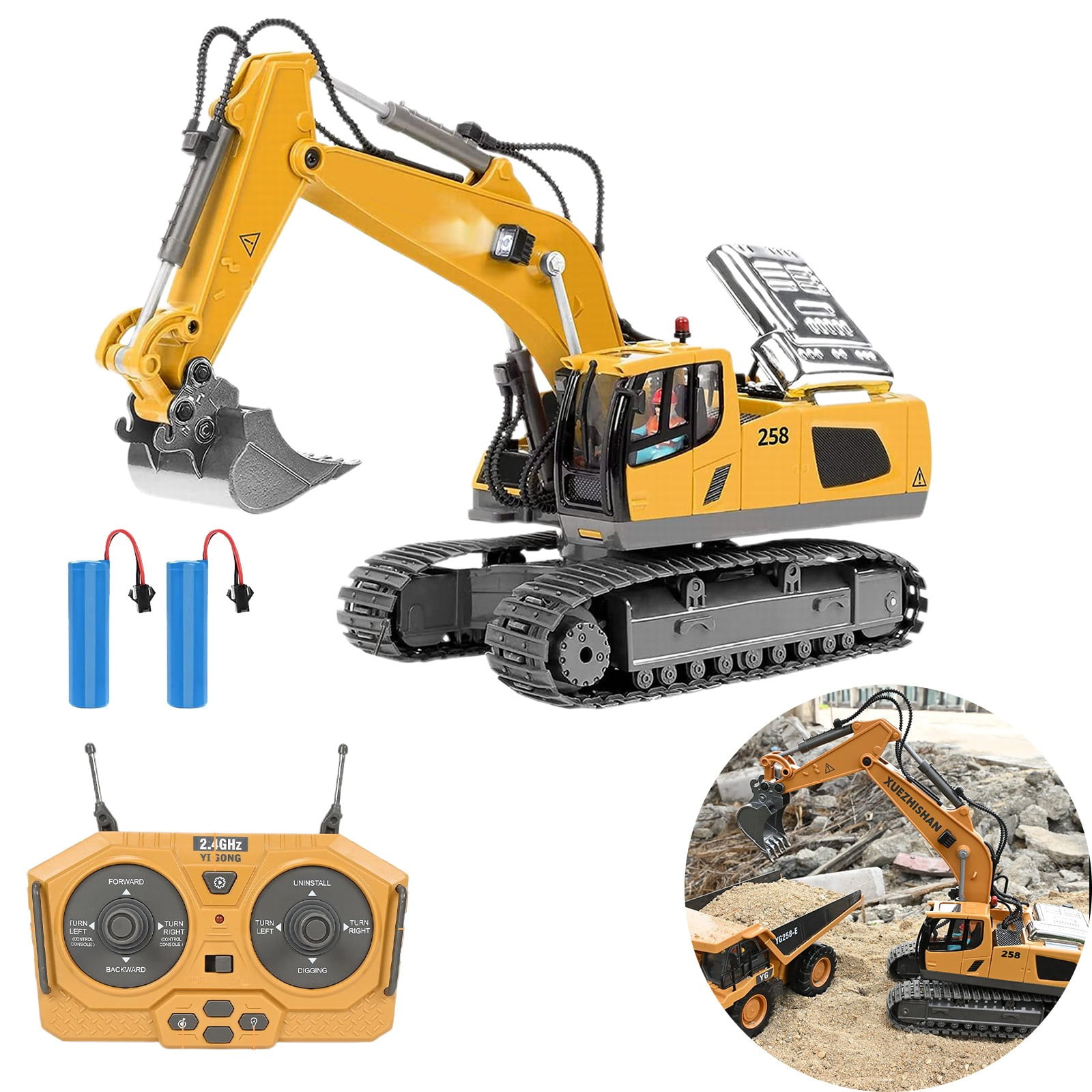 MEGA SHOVEL DOZER 4チャンネルラジオコントロール