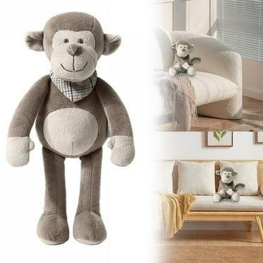 Clearance! SSNTSY Plush toy Soft and Cuddly Monkey Stuffed Animals Plush Toy for Baby Toddler and Kids Perfect Easter Christmas and Birthday Gifts
