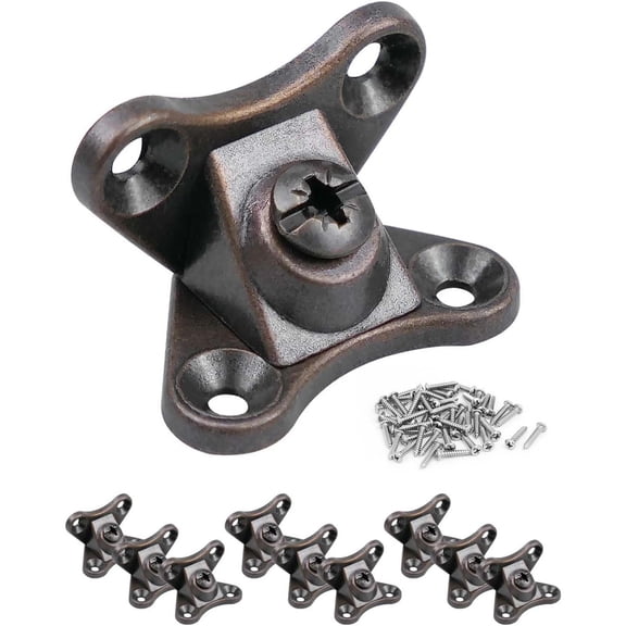 Clearance Sale!10*Pc Detachable Corner Brace Alloy Butterfly Corner Right Angle Support Shelf Brackets Plated, Sofa Protective Cover