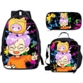 thumbnail image 1 of Clearance Sale! 1PC 3-Piece Backpack Set, Backpack with Lunch Bag & Pencil Case for Daily Use, Cloth, for Travel & Commuting, (30x25x5cm, B), 1 of 2