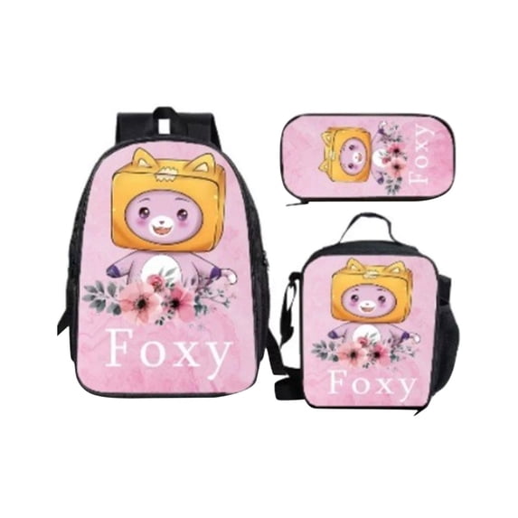 Clearance Sale! 1PC 3-Piece Backpack Set, Backpack with Lunch Bag & Pencil Case for Daily Use, Cloth, for Travel & Commuting, (30x25x5cm, I)