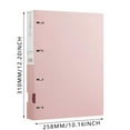 thumbnail image 1 of Clearance Sale! 1PC 4-Ring File Folder, A4 Document Organizer with Large Capacity & Clear Cover, PP for Home & Office, (A4, F), 1 of 4
