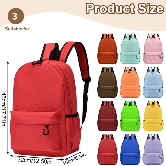 Clearance Sale! 1PC Casual Canvas Backpack, Extra Large Daypack for Laptops & Daily Use, Cloth, for Travel & Commuting, (32x45x16cm, Light Green)
