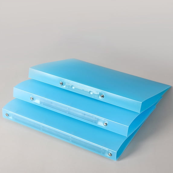 Clearance Sale! 1PC Clear View Binder, 3-Hole Round Ring Plastic Cover for Loose Leaf Storage, Plastic, for Office & Home, (9x6.9x1.25in, Green)