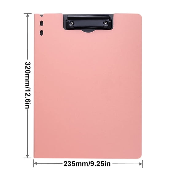 Clearance Sale! 1PC Letter Size Clipboard, PP Plastic Writing Board with Double Metal Clip for Office & School, PP Plastic, for Office & Home, (12.5x9.5in, Green)