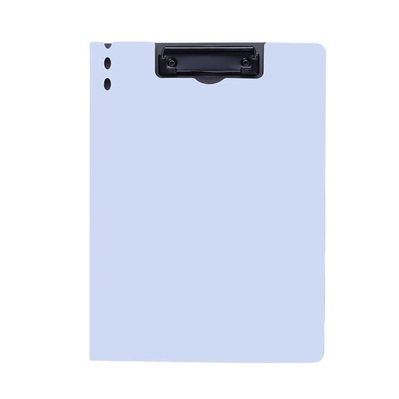 Clearance Sale! 1PC Plastic Clipboard, Standard Letter Size with Double Metal Clip for Writing & Filing, PP Plastic, for Office & Home, (12.5x9.5in, Light Grey)
