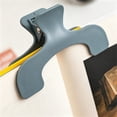 thumbnail image 1 of Clearance Sale! 1PC Transparent Book Page Holder, Book Opener Clip for Hands-Free Reading, Plastic, for Home & Office, (12x7x4cm, Dark Gray), 1 of 9