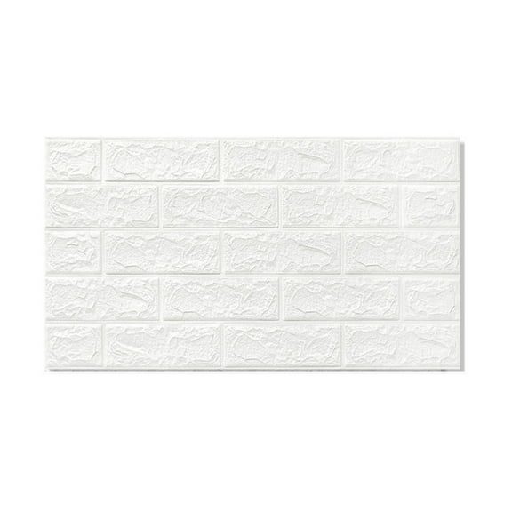 Clearance Sale!1Pack Faux Brick Peel and Stick Wallpaper 17.7" x 15.2" Contact Paper,3D Brick Wall Backdrop Self-Adhesive Brick Textured Vintage Removable Wallpaper for Fireplace Kitchen