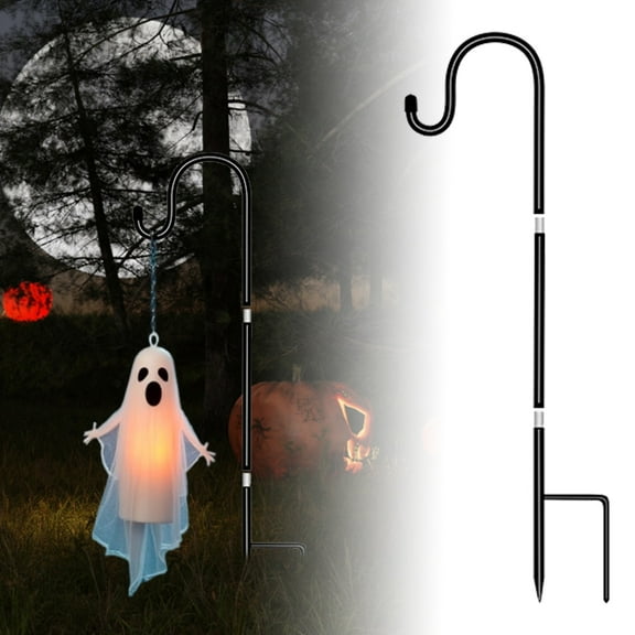 Clearance Sale! 2-Leg Diameter 08cm Height 90cm Kd3-Section Shepherd's Hook B 75cm 90cm 120cm S Hook Handicraft Outdoor Courtyard Ground Insert S Hook Detachable Hook