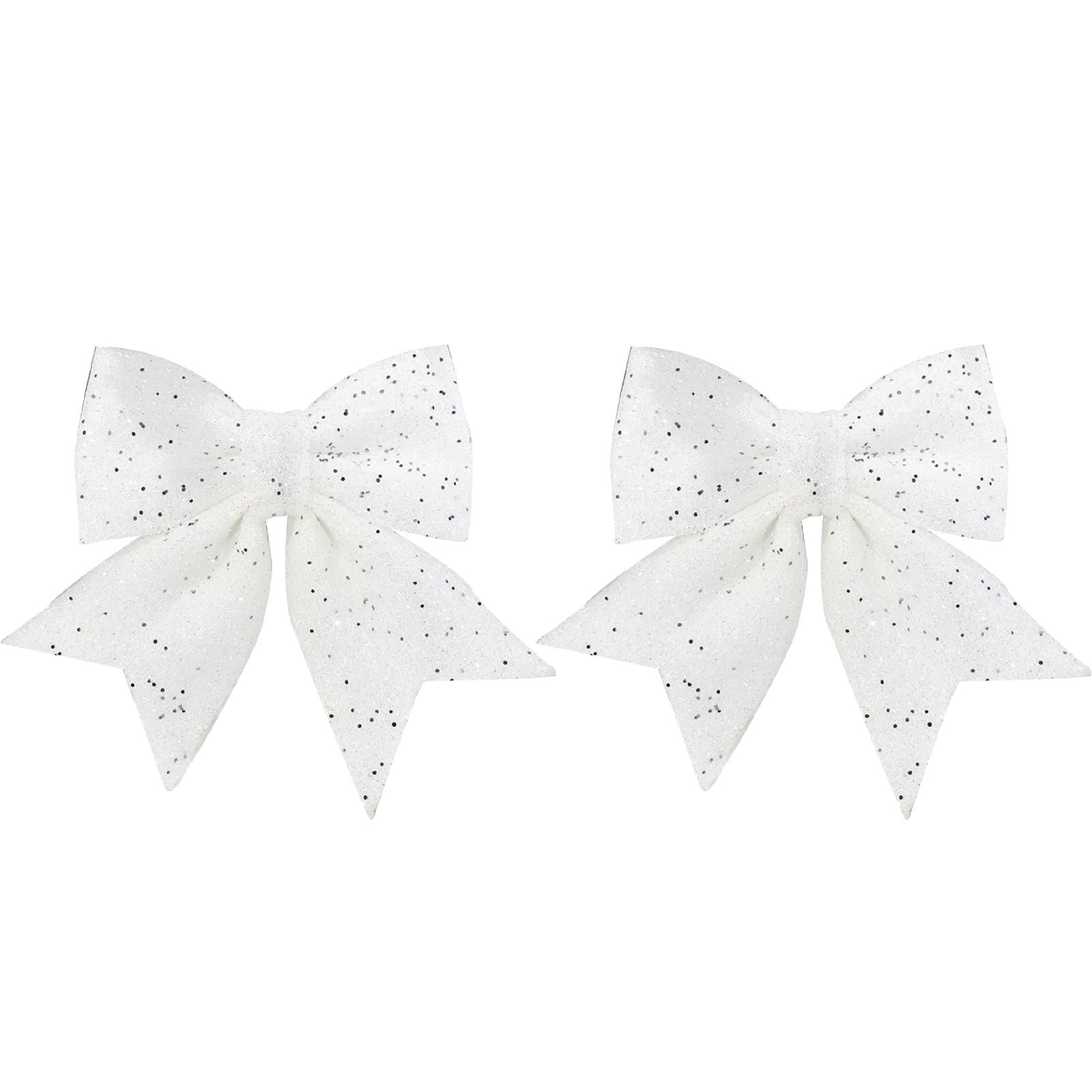 Clearance Sale! 2 Pack Christmas Bows Christmas Decorative Bows For ...