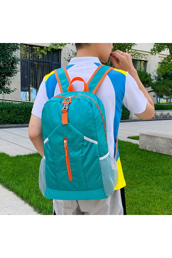 Clearance Sale! 25L Hiking Backpack, Foldable Sports Daypack, Camping Collapsible Day Bag, Water Resistant Lightweight Travel, Men Women Outdoor Sports Backpack