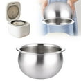 thumbnail image 1 of Clearance Sale! 2l Rice Cooker Pot Liner A Stainless Steel Rice Cooker Inner Pot Durable Bakeware for Cooker for Cooking Rice and More, 1 of 5