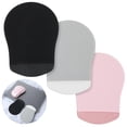 thumbnail image 1 of 3 Pack Universal Stick-On Mouse Pouch,Slim Mouse Holder,Case for Magic Mouse,with Reusable Adhesive,No Glue Residue,Compatible with Computer,Laptop,Office,Home (Grey,Black,Pink), 1 of 10