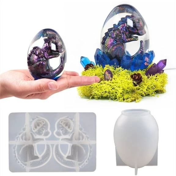 Clearance Sale!3D Silicone Resin Casting Fondant Epoxy Resin Silicone,Clear Epoxy Silicone Mold