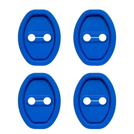 Clearance Sale - 4PCS Door Latch Lock Cover, Silicone Door Latch Guard Car Decorations & Protects Door Latches, Universal Self-Adhesive Door Lock Latch Protector Car Accessories for Most Vehicles