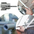 thumbnail image 1 of Clearance Sale under $5 2 In 1 Integrated Internal & External Pipe Threading Tool 1/2 3/4 1 Front Before PVC Pipe Re Threader Tool Drill Thread Size Maker Kit For Plastic PPR Pipe Tap Die Set, 1 of 7