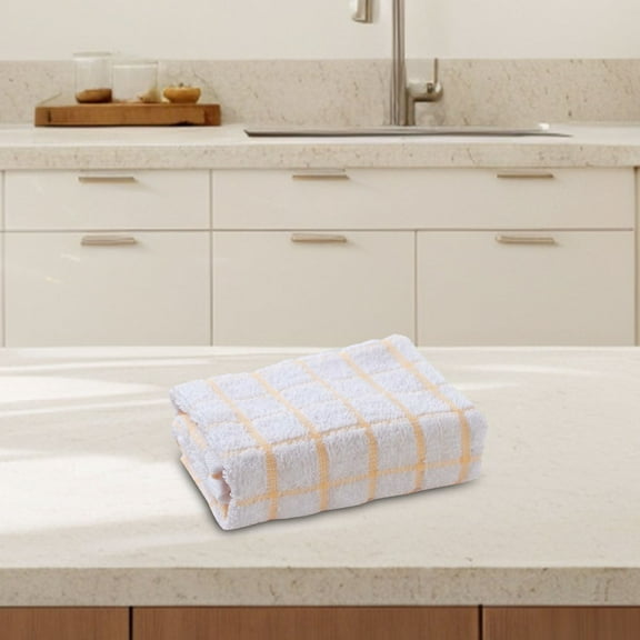 Clearance Sale under $5 Kitchen Microfiber Cleaning Towels - Fast Absorbent Dish Cloths, Lint-Free, Reusable, Soft Material for Dishes, Countertops, Appliances