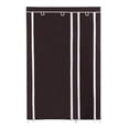 thumbnail image 1 of 67" Portable Clothes Closet Wardrobe with Non-woven Fabric and Hanging Rod Quick and Easy to Assemble Dark Brown, 1 of 9