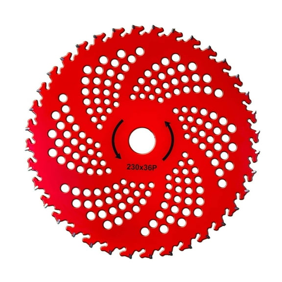 2025 NEW 9" 36-Tooth Alloy Brush Cutter Blade – Durable Garden Trimmer Replacement Disc with Universal Adapter Kit for Lawn & Outdoor Trimming