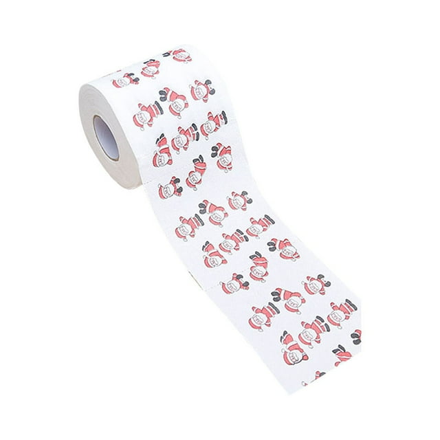 Clearance Sale! Aedtie 1 Roll Toilet Paper Cartoon Pattern Disposable