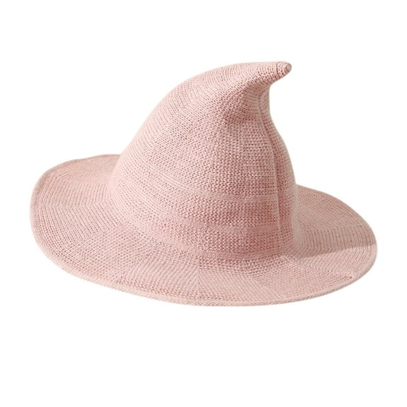 Clearance Sale!BKQCNKM Bucket Hats for Woman, Witch Hat, Witch Costume, Witch Accessories, Pink One Size