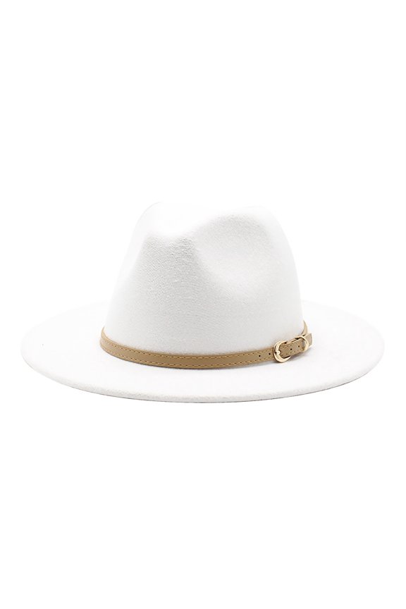 Fedora Hats for Women, Felt Hats for Women, Wide Brim Hats for Women, Womens Hats with Brim, White M