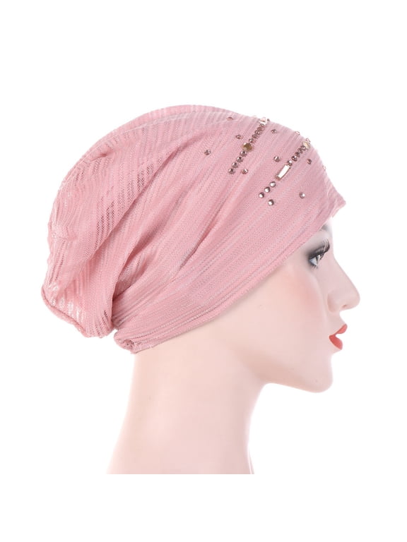 Head Turbans for Women, Cancer Headwear for Women, Beanie for Women, Head Coverings for Women, Pink One Size