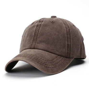 Clearance Sale! Baseball Caps for Women and Men Solid Hat Casual Cap Unichildren Adjustable Caps Hats for Women Men Brown One Size